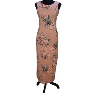 Flower dress TMG pink color ankle  size